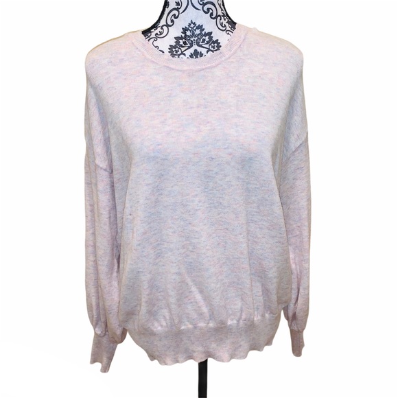 Ella Moss Sweaters - ELLA MOSS cloud pink scallop knit sweater - large